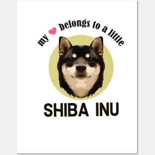 shiba inu lover Posters and Art